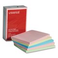 Universal One Pad, Self-Stik, 4"X6", Lnd, Assrtd, PK5 UNV35616